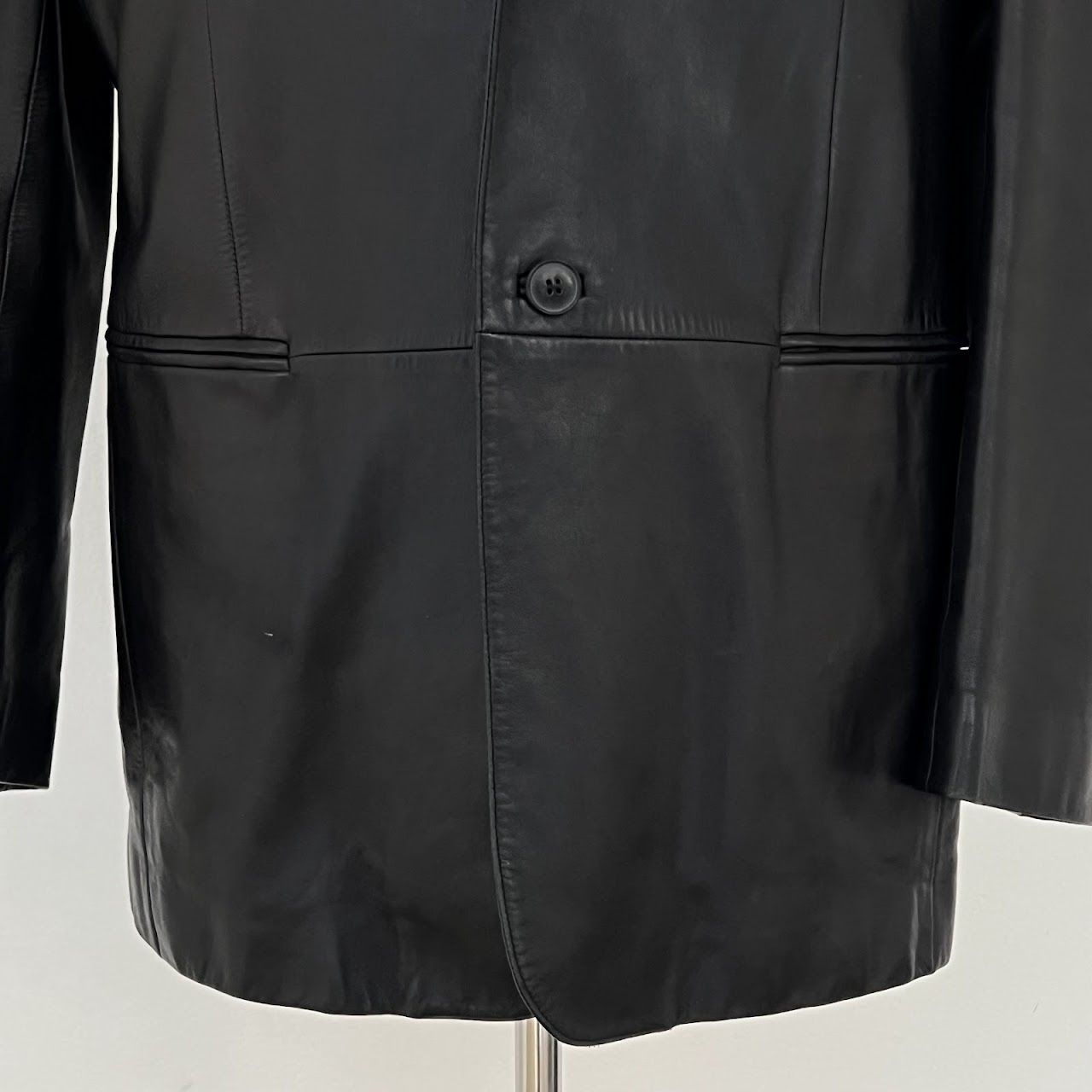 Zegna Lamb Leather Sport Coat