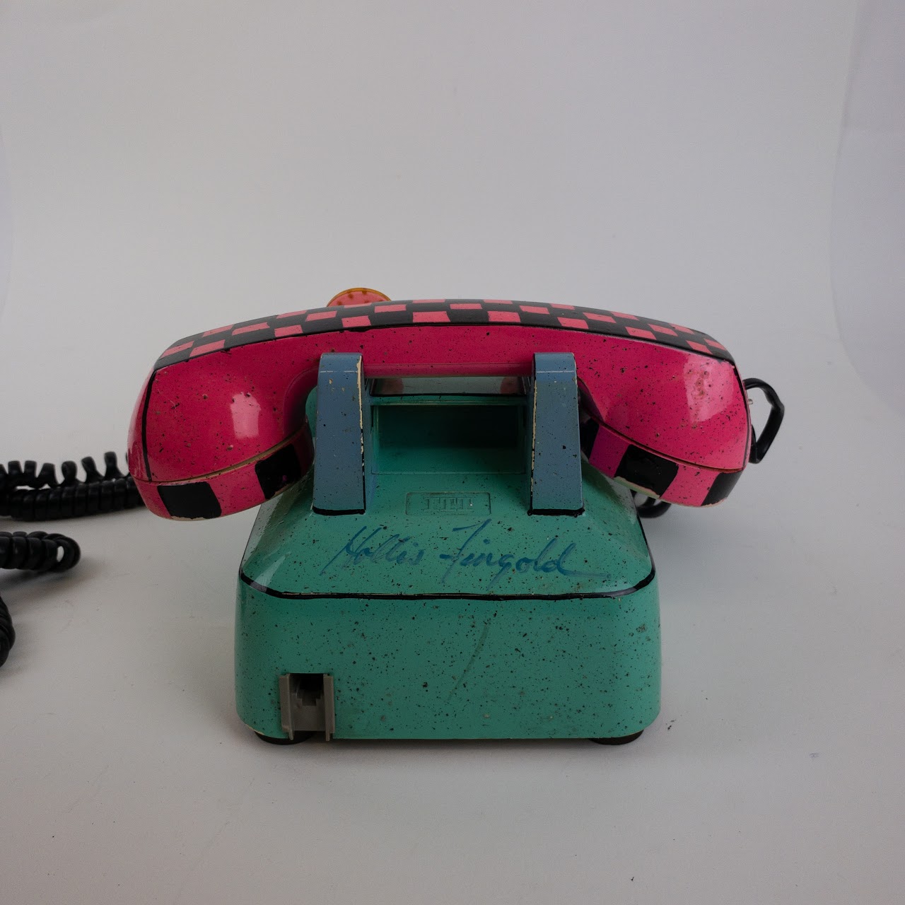 Hollis Fingold 20th Century Signed Telephone Sculpture