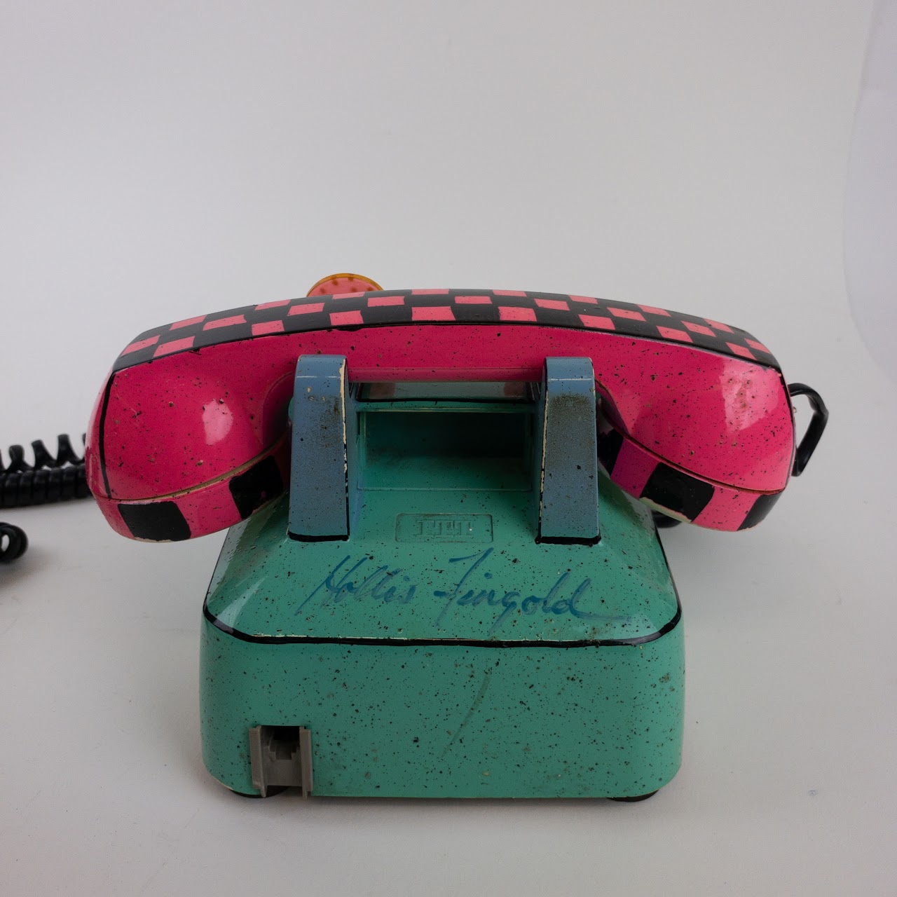 Hollis Fingold 20th Century Signed Telephone Sculpture