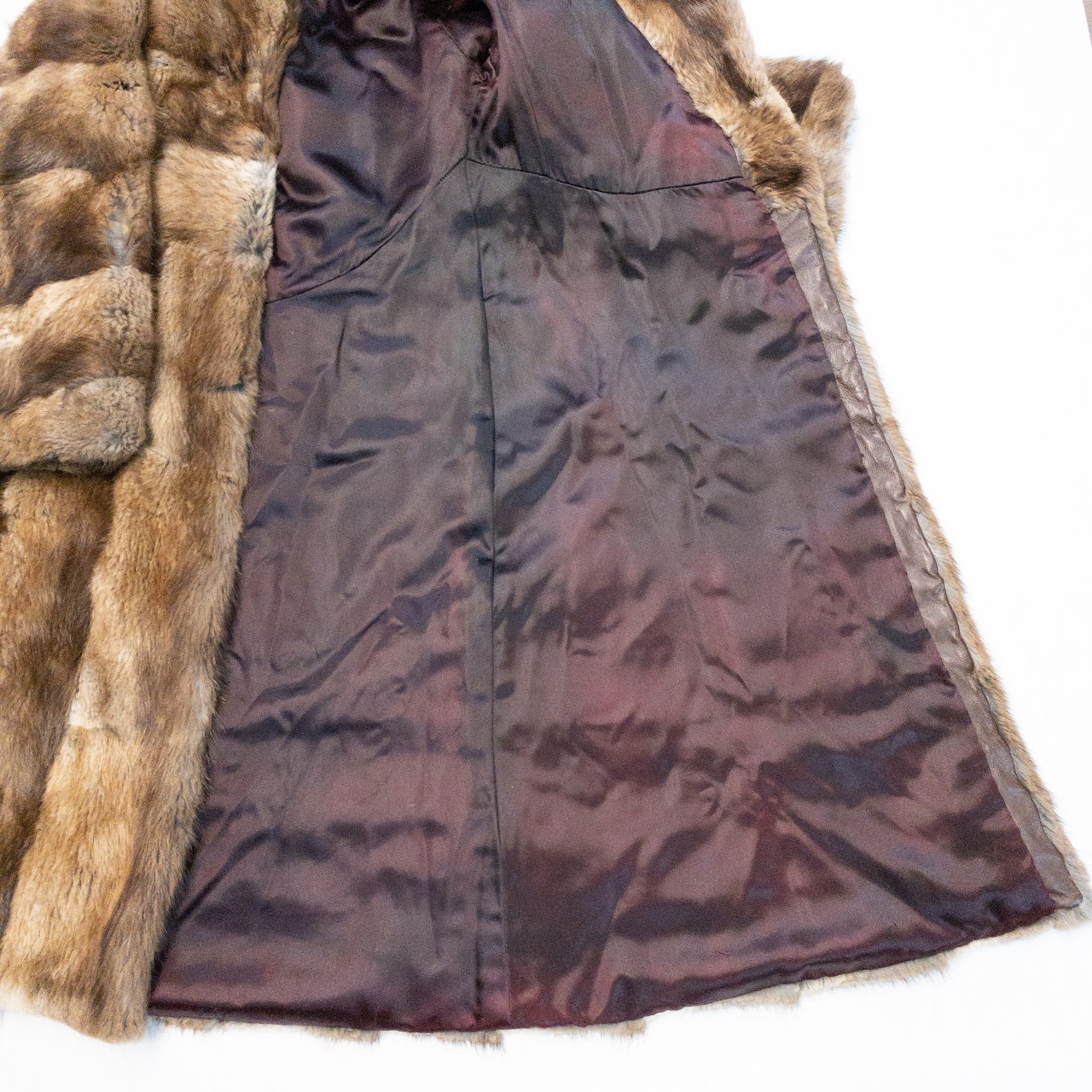 Fur Mid-Length Coat