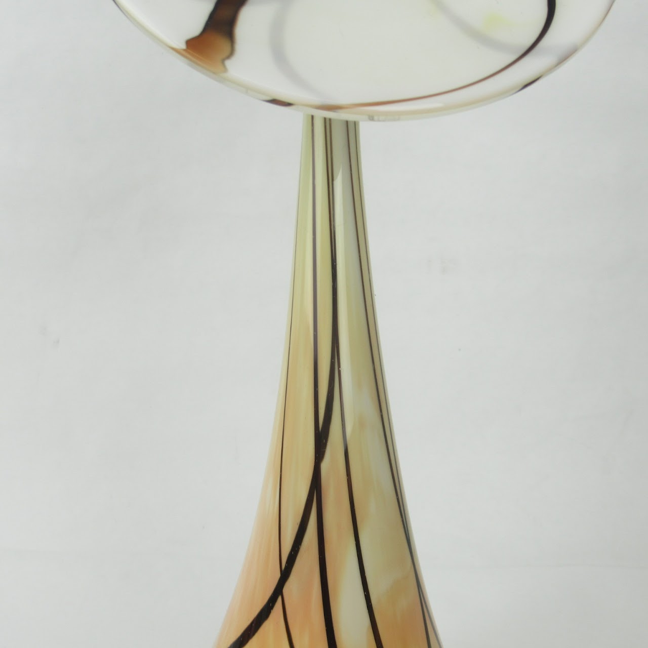 Art Glass Tall Lily Vase