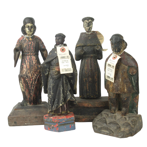 Spanish Colonial Santos Figurines Set