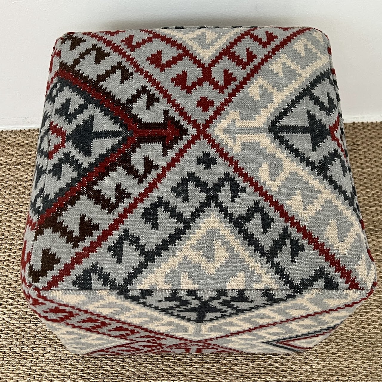 Room and Board Indira Wool Kilim Ottoman