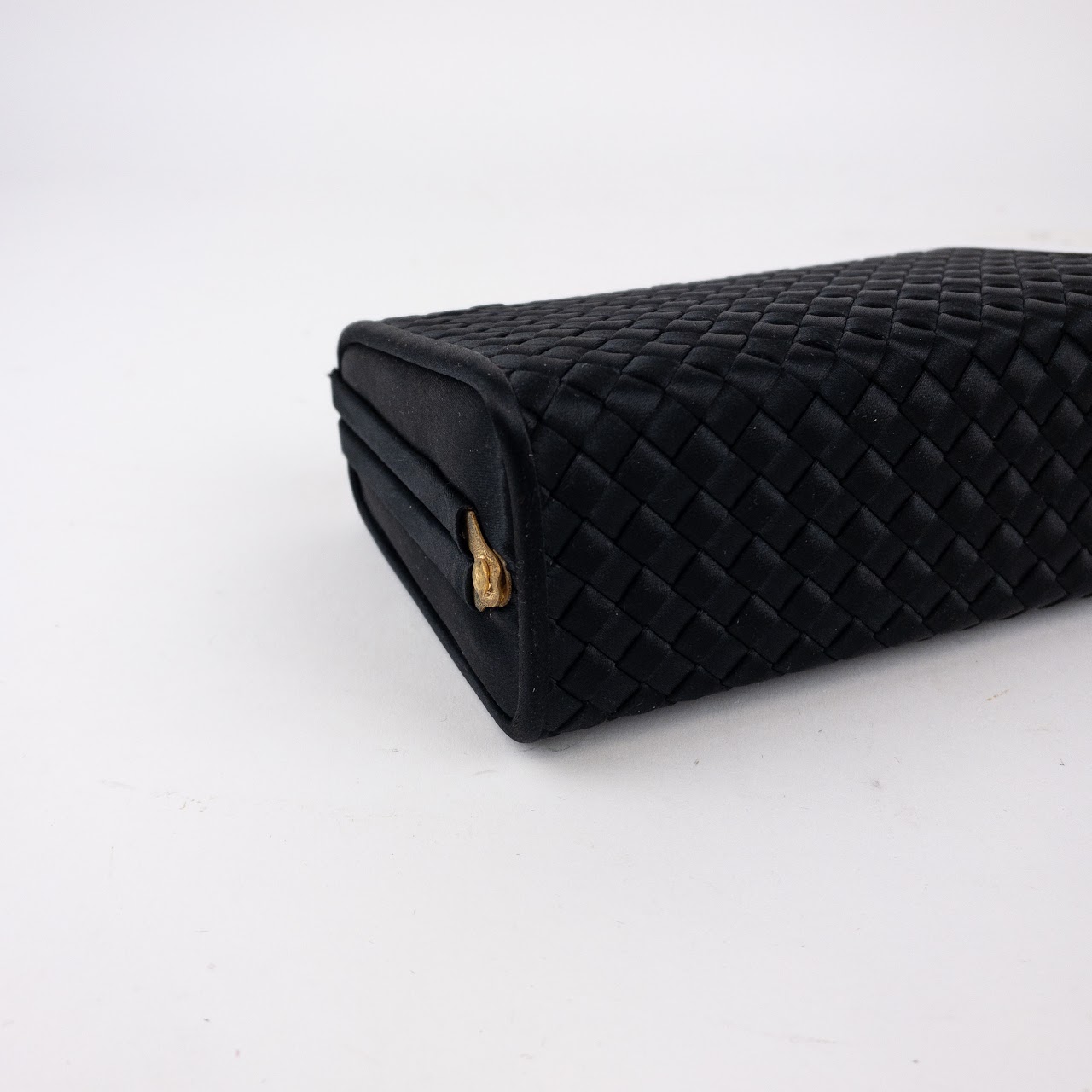 Saks Fifth Avenue Basket Weave Evening Bag