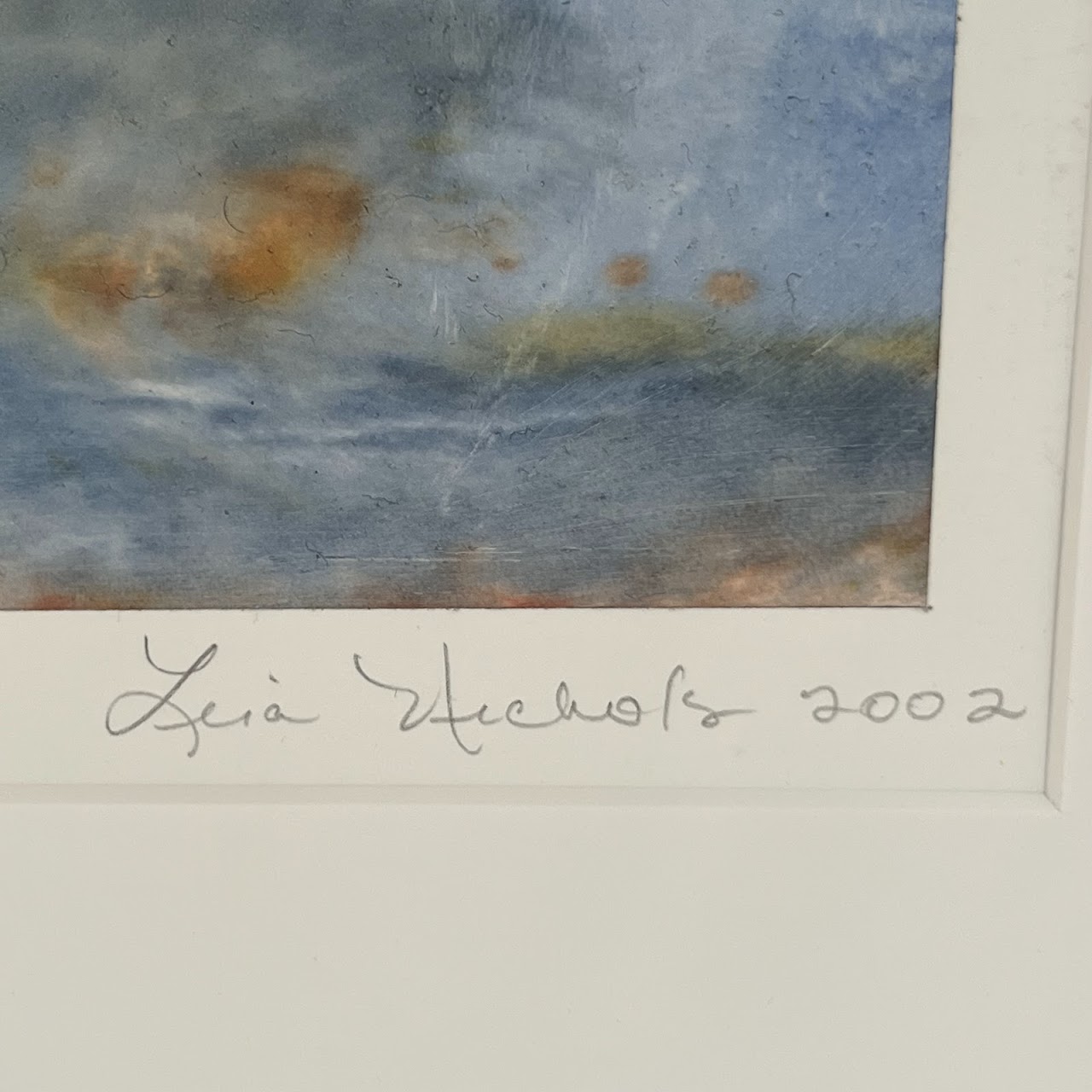 Leia Nichols Cloud Study Signed Print #1