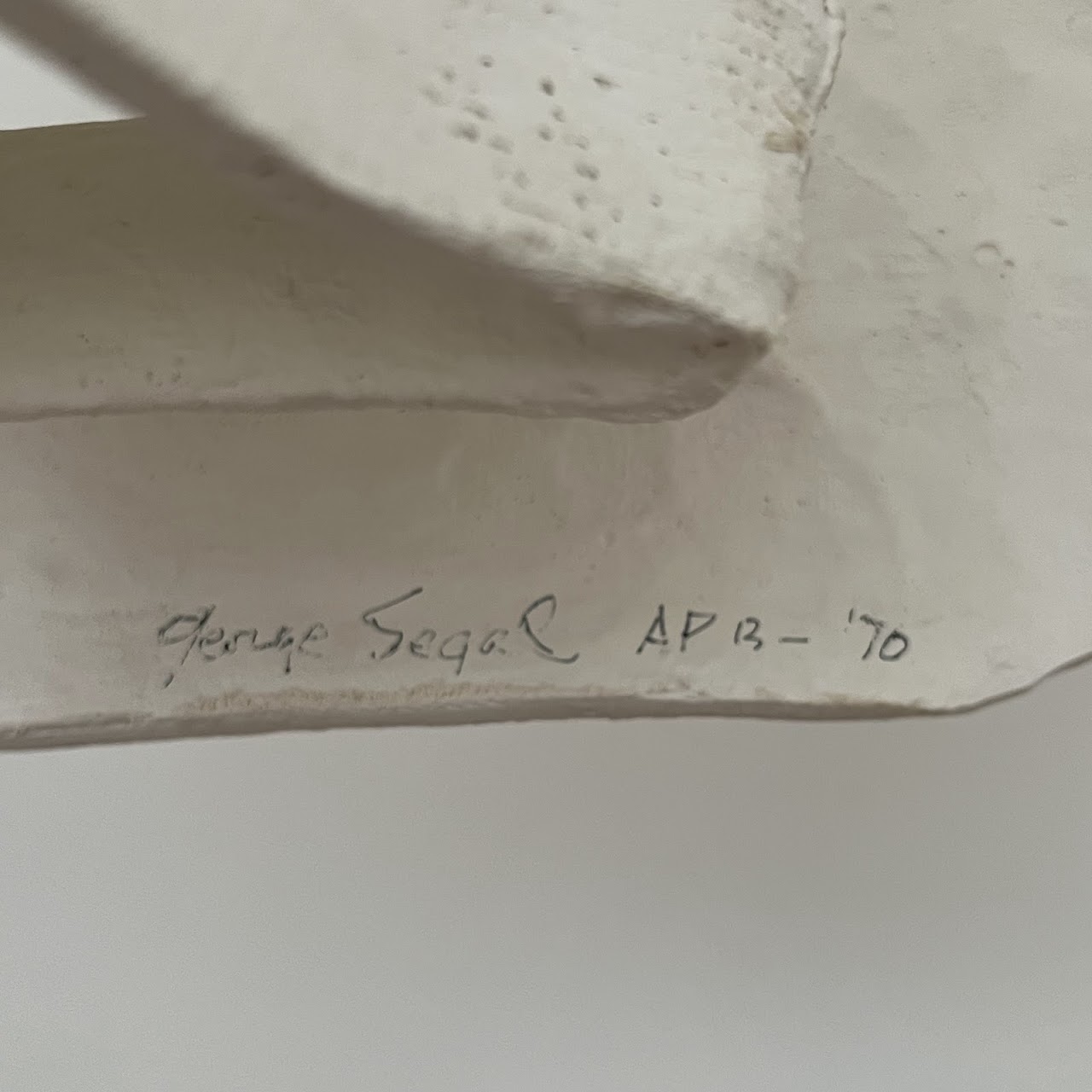 George Segal Signed Papier-Mâché Sculpture, 1970