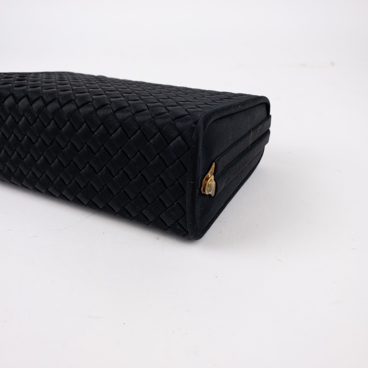 Saks Fifth Avenue Basket Weave Evening Bag