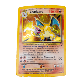 Holo Charizard Pokemon Card, Base Set 2, 04/130