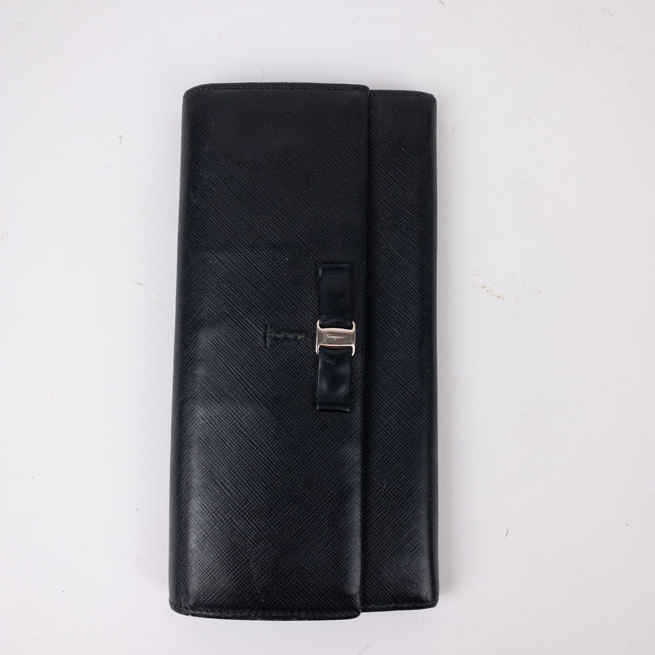 Salvatore Ferragamo Saffiano Leather Continental Wallet