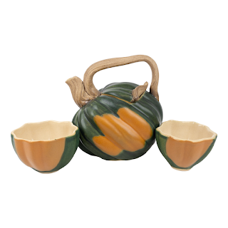 Patricia Garrett Acorn Squash Tea Set