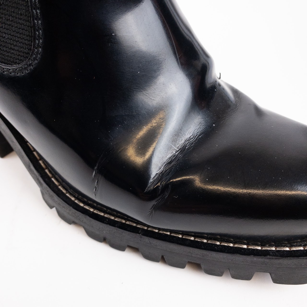 Louis Vuitton Limitless Patent Leather Ankle Boots