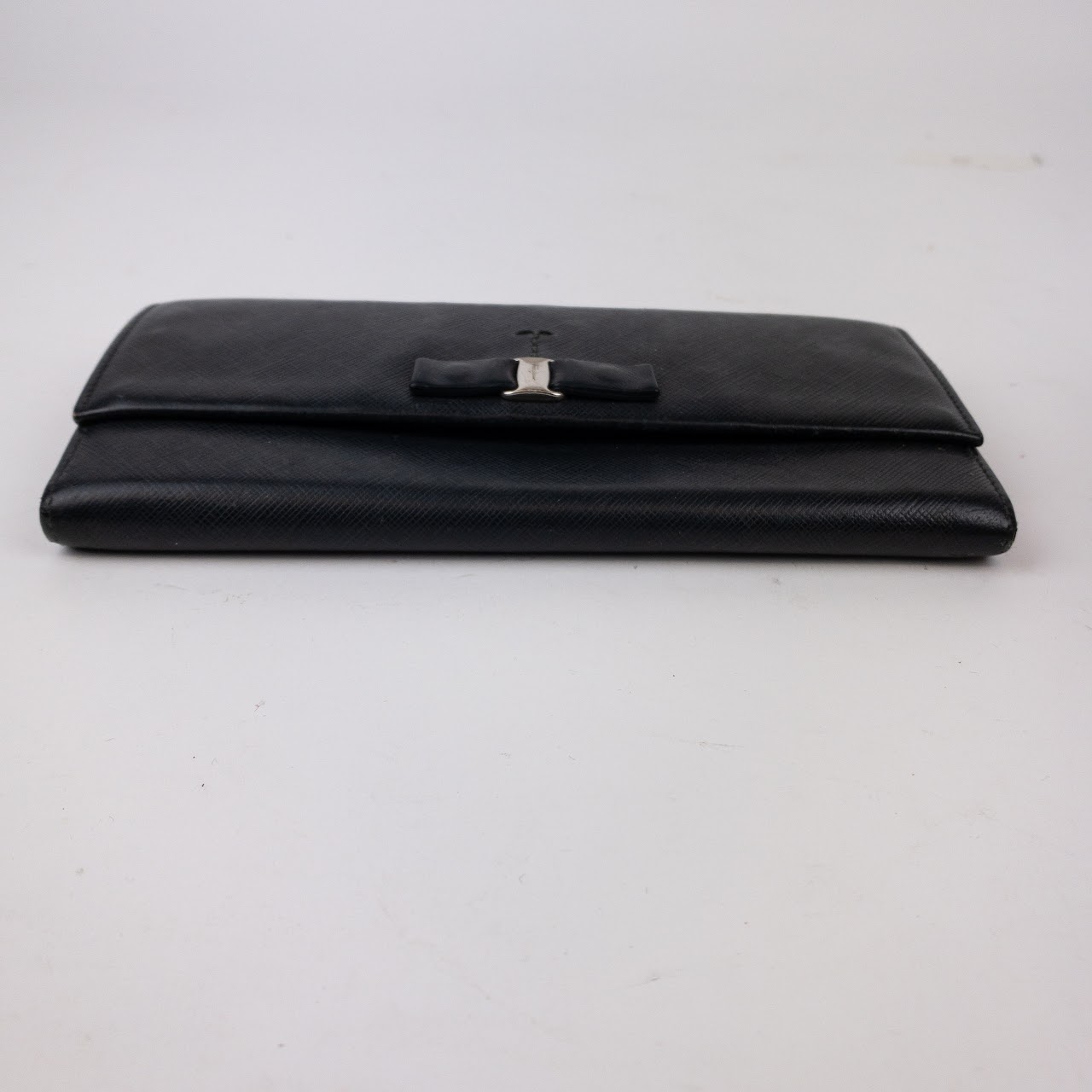 Salvatore Ferragamo Saffiano Leather Continental Wallet