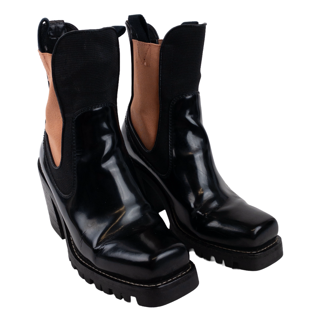 Louis Vuitton Limitless Patent Leather Ankle Boots