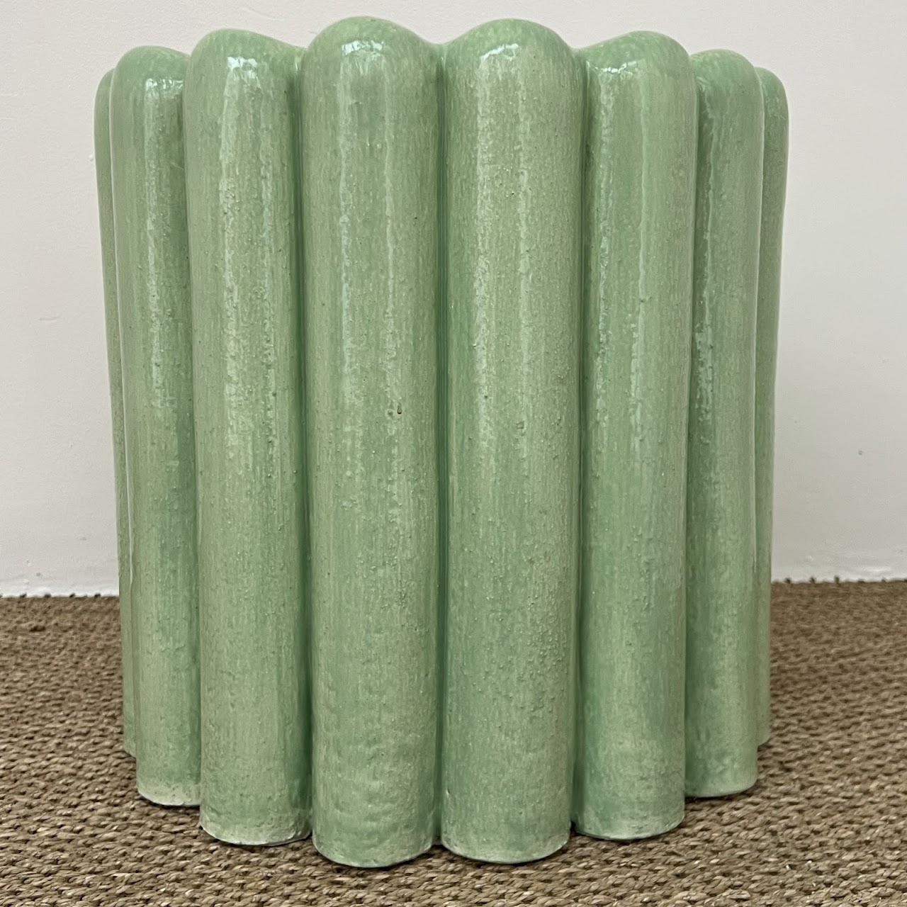 Studio Ceramic Mint Green Stool