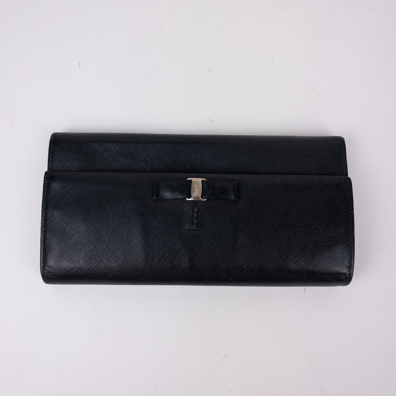 Salvatore Ferragamo Saffiano Leather Continental Wallet