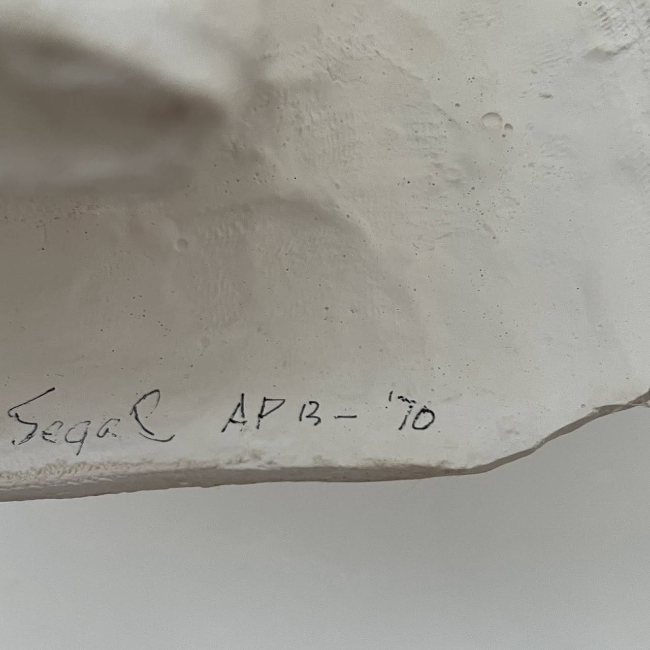 George Segal Signed Papier-Mâché Sculpture, 1970