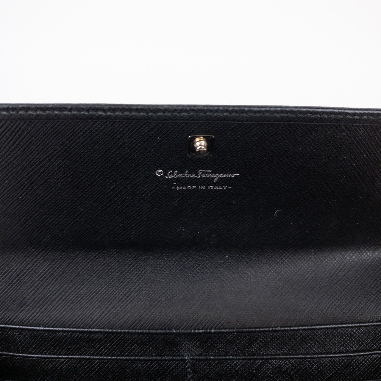 Salvatore Ferragamo Saffiano Leather Continental Wallet