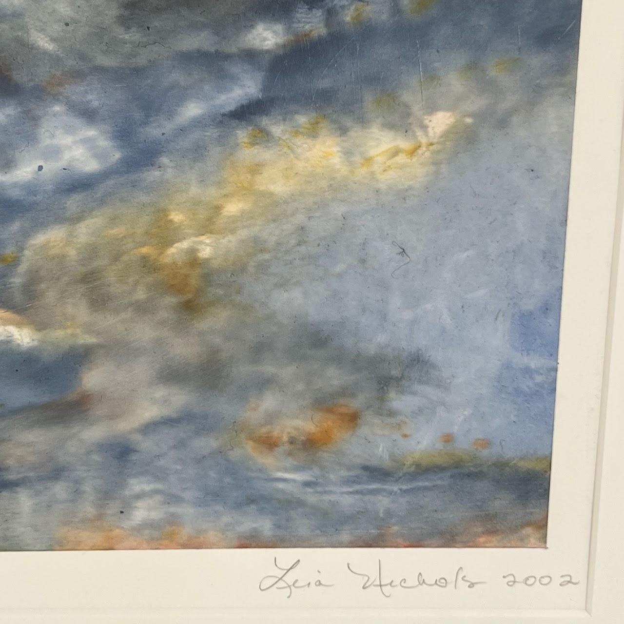 Leia Nichols Cloud Study Signed Print #1