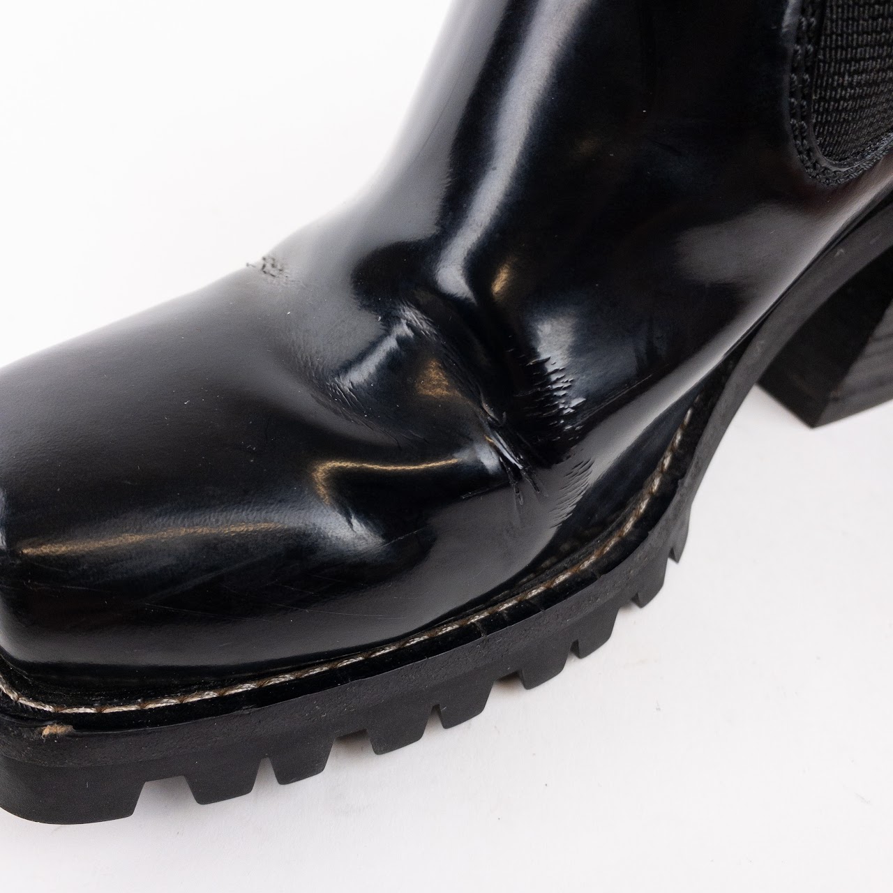 Louis Vuitton Limitless Patent Leather Ankle Boots