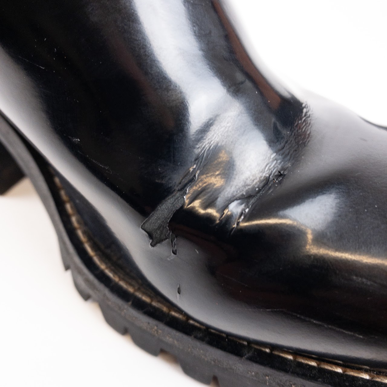 Louis Vuitton Limitless Patent Leather Ankle Boots