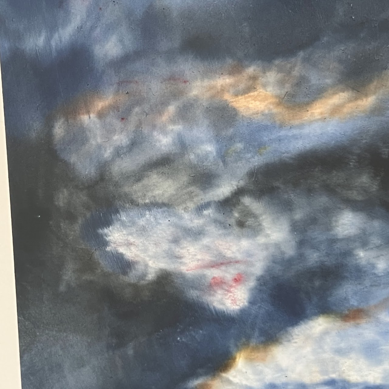 Leia Nichols Cloud Study Signed Print #1