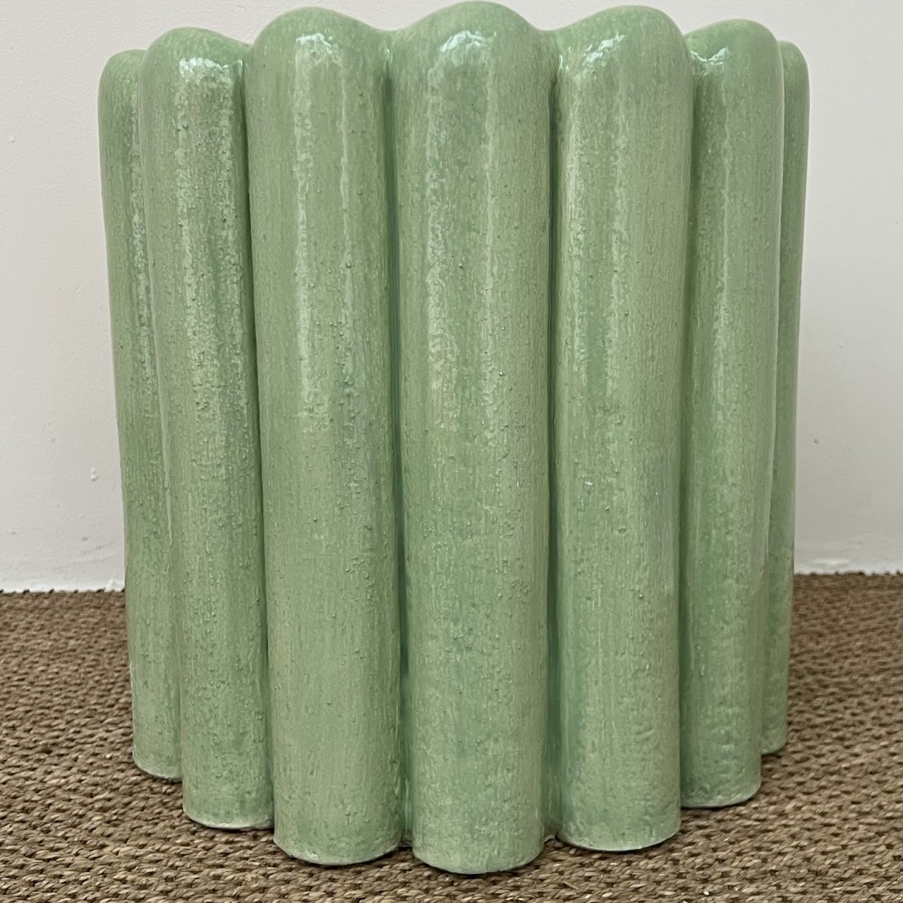 Studio Ceramic Mint Green Stool