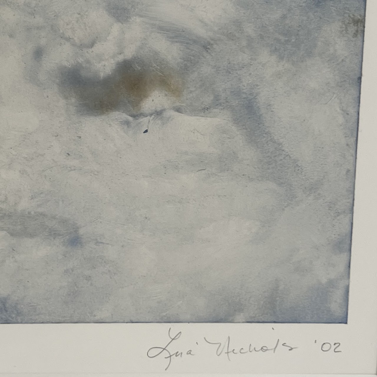 Leia Nichols Cloud Study Signed Print #2