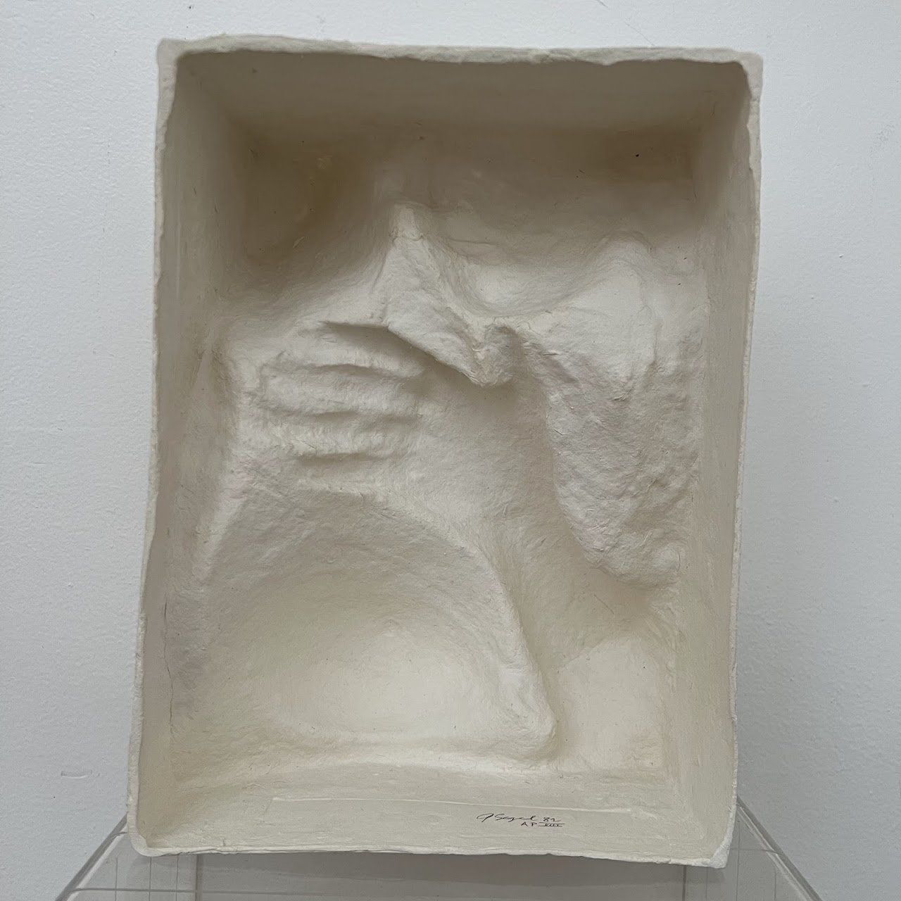 George Segal Signed Papier-Mâché Sculpture, 1982