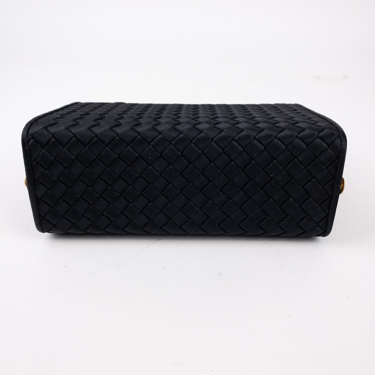 Saks Fifth Avenue Basket Weave Evening Bag