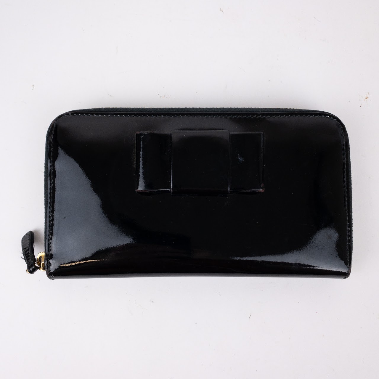 Miu Miu Patent Leather Continental Wallet