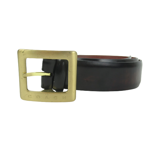 Coach Polished Leather Belt