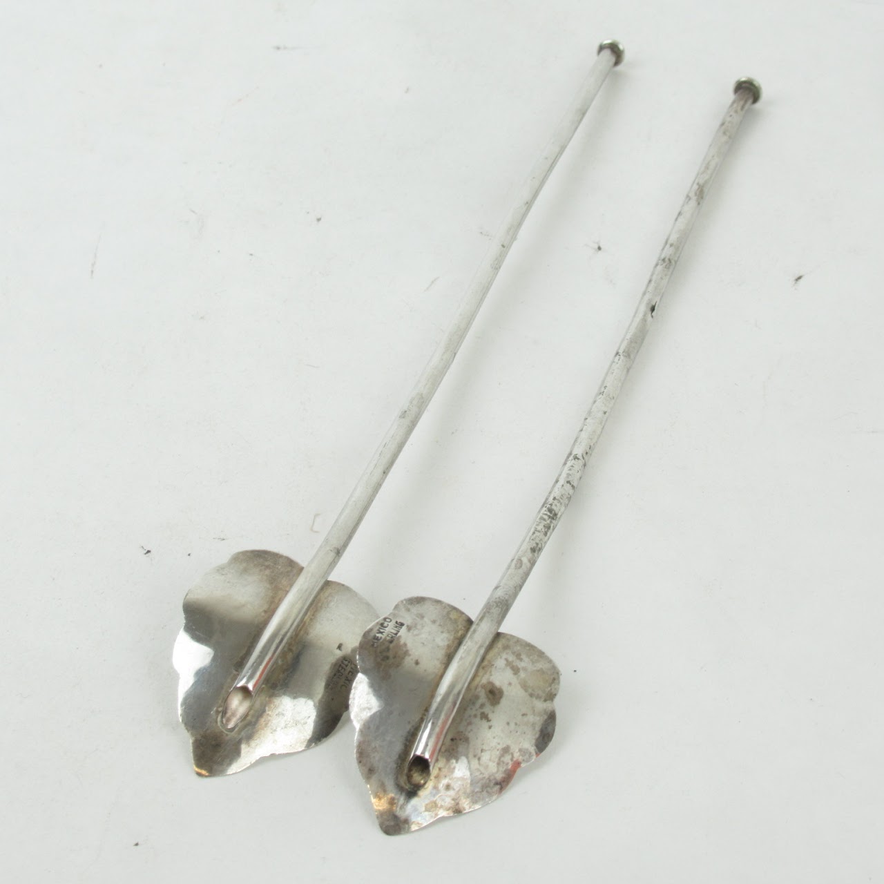 Sterling Silver Set Of Five Cocktail Stirrers