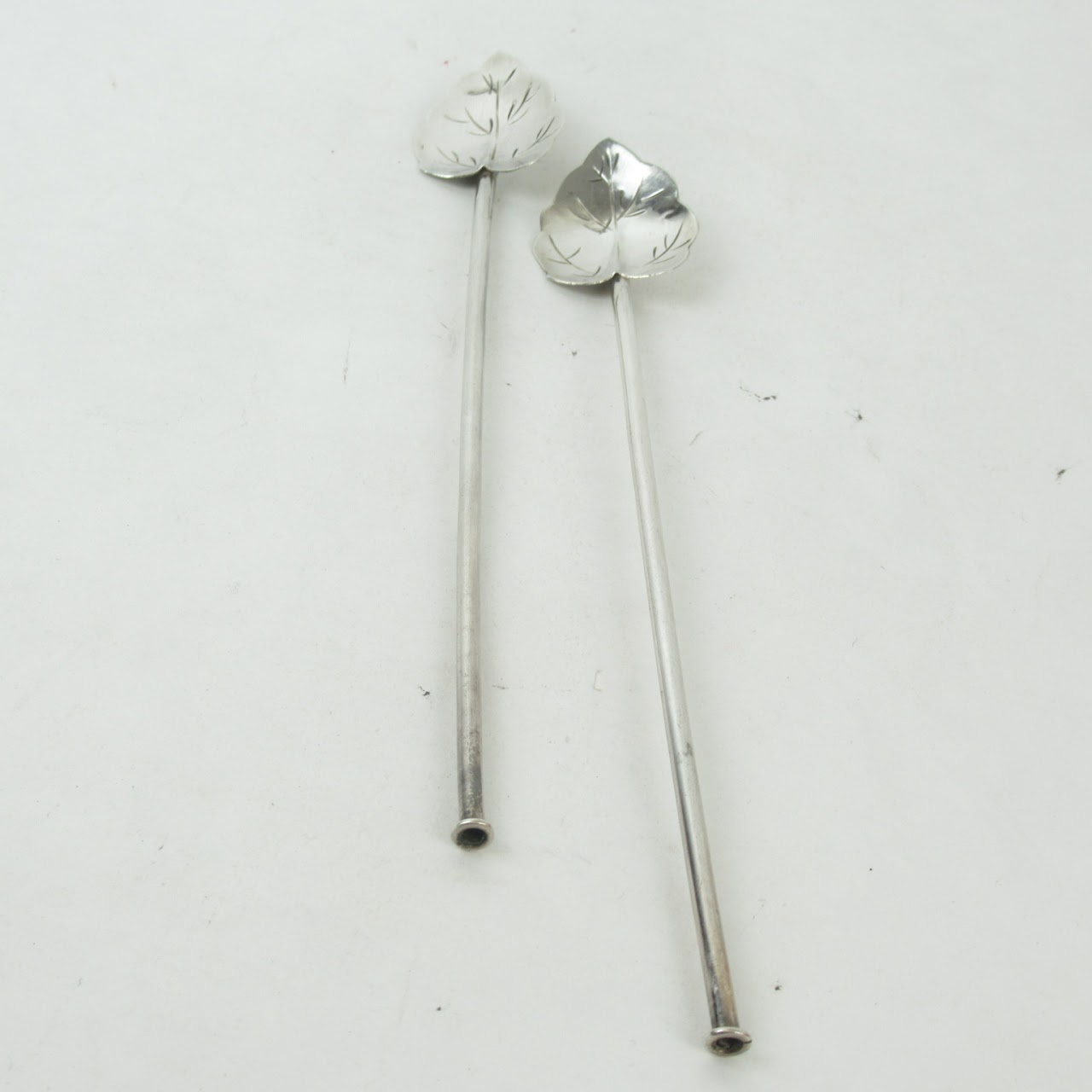 Sterling Silver Set Of Five Cocktail Stirrers