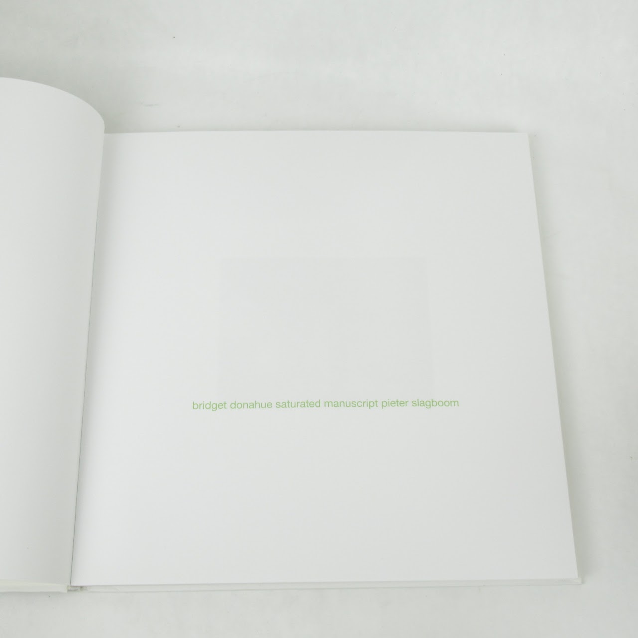 Bridget Donahue 'Saturated Manuscript' Book