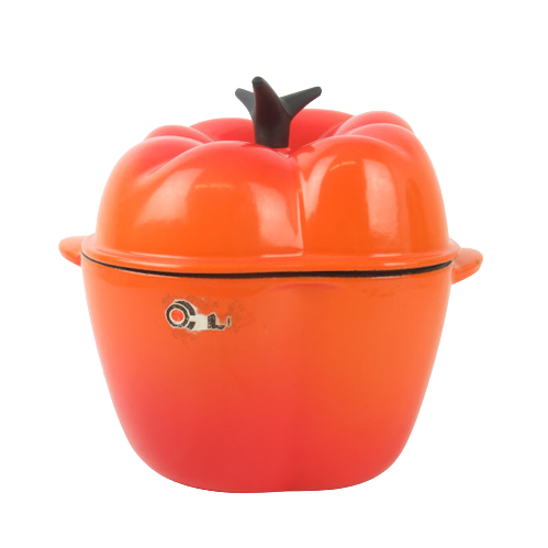 Le Creuset Bell Pepper Shaped Cast Iron Cooker