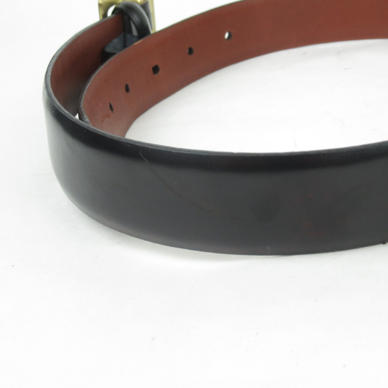 Coach Polished Leather Belt