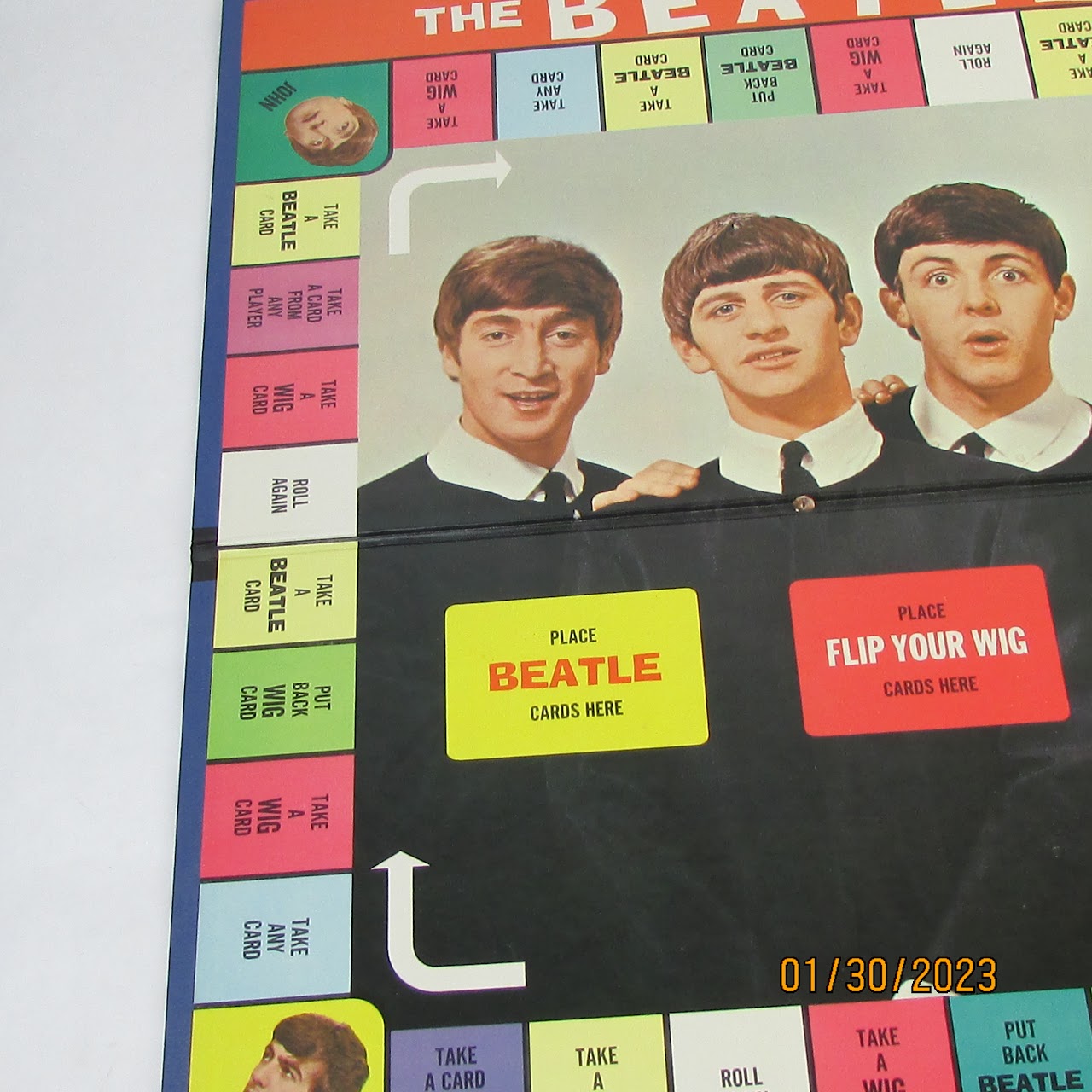 The Beatles 'Flip Your Wig' Vintage Board Game