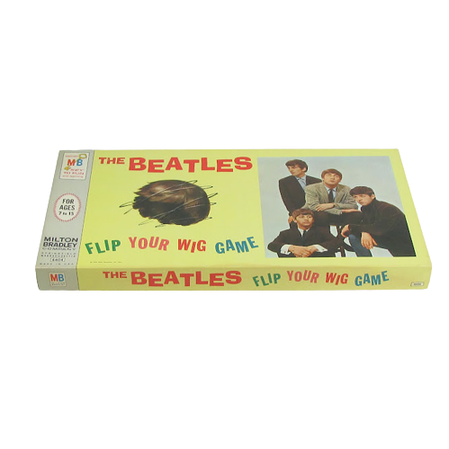 1964 THE BEATLES FLIP YOUR WIG GAME ~ MILTON BRADLEY 4404 BOARD
