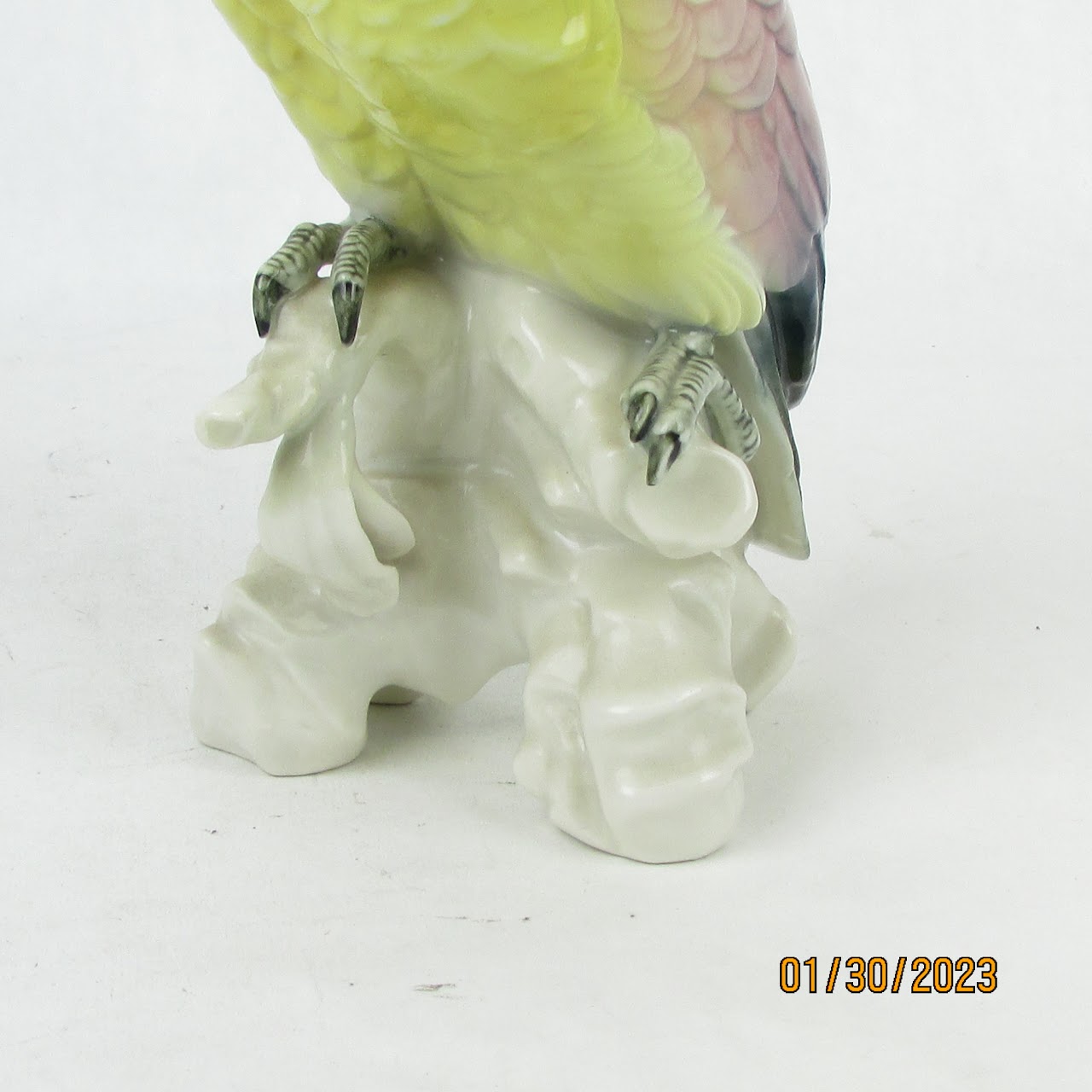 Karl Ens Volkstedt Vintage Porcelain Cockatoo Figurine