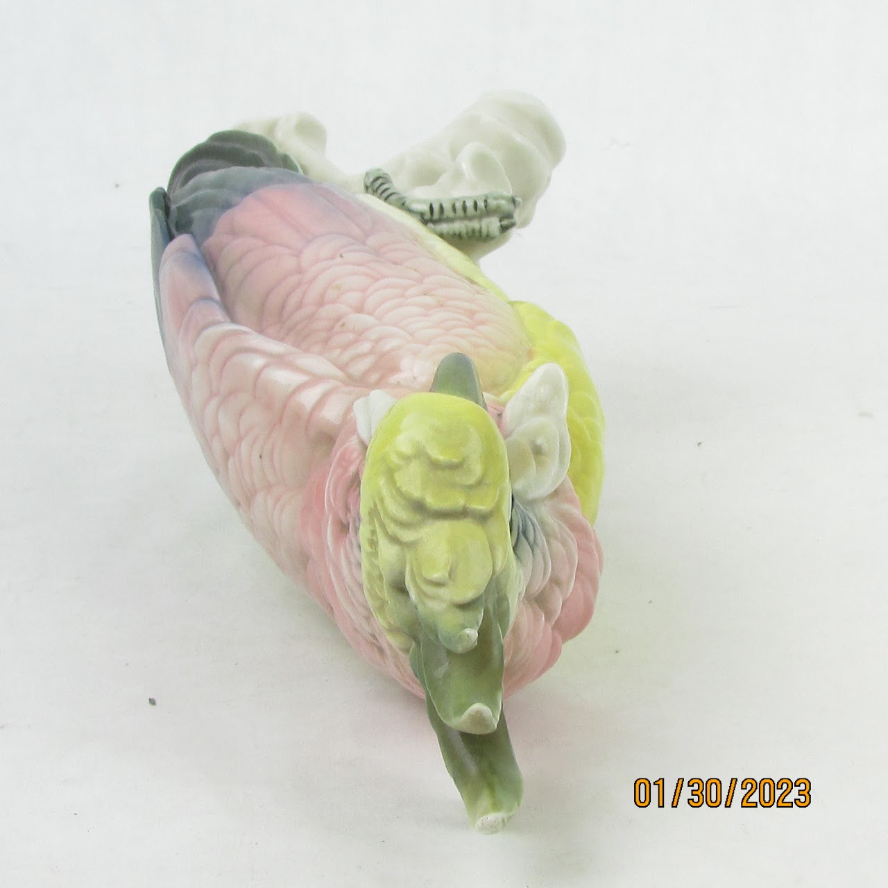 Karl Ens Volkstedt Vintage Porcelain Cockatoo Figurine