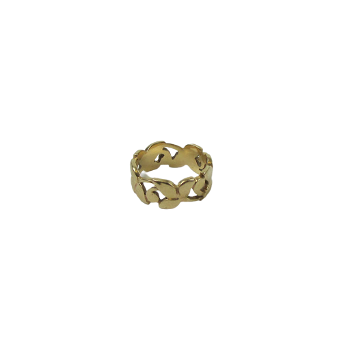 14K Gold Vine Band Ring