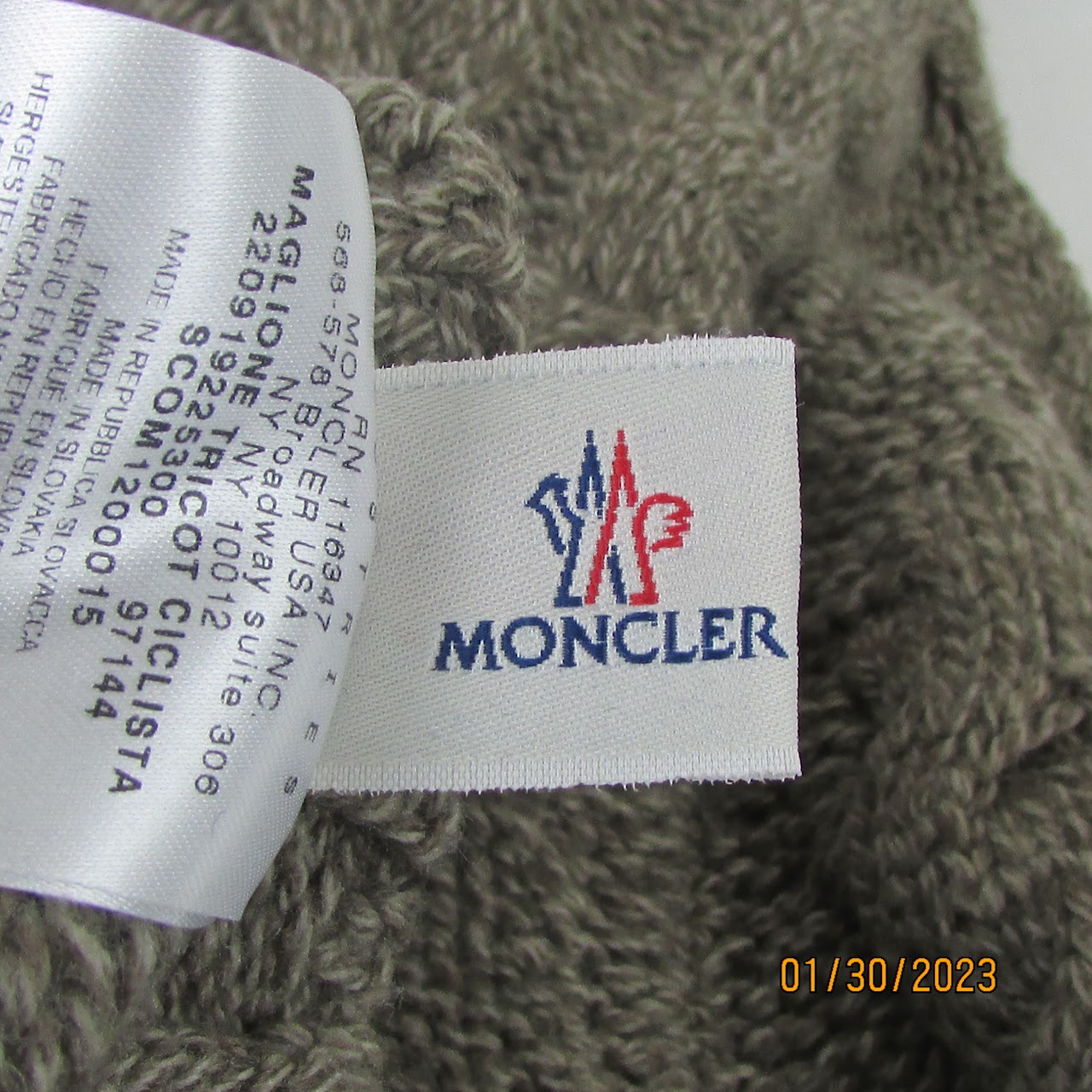 Moncler Cable Knit Turtle Neck  Sweater