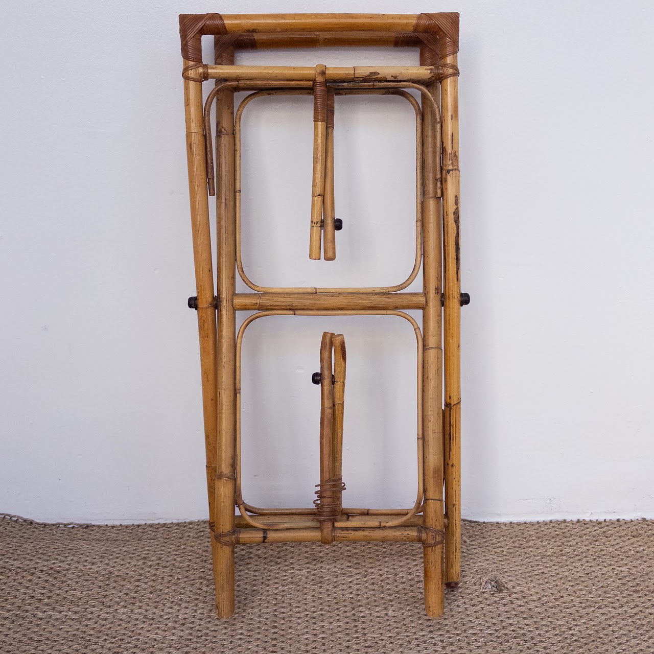 Vintage Bamboo Bar Stand