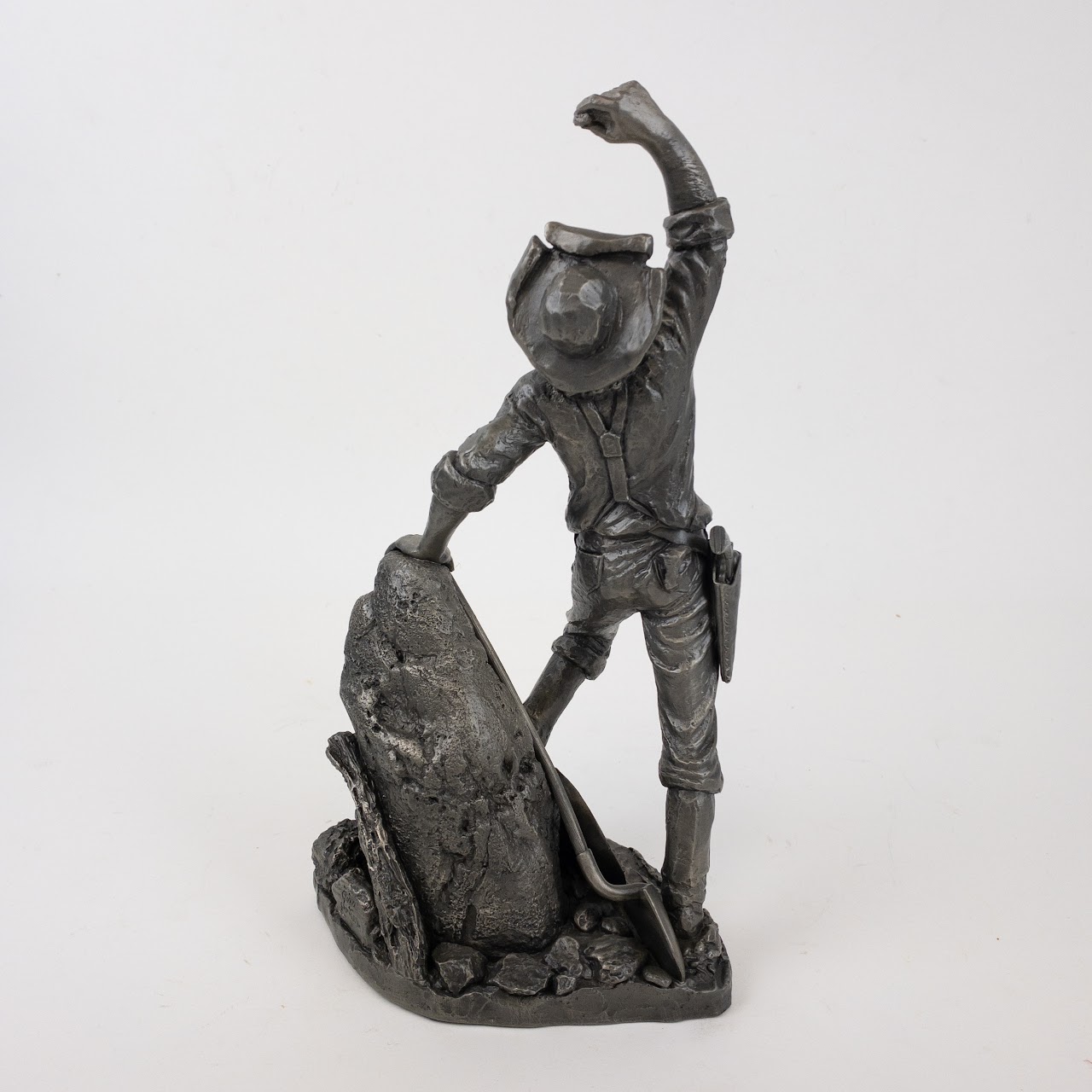 'The Prospector' Western Pewter Scupture by Jim Ponter