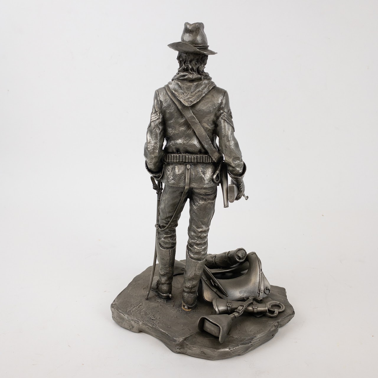 'The Cavalryman' Western Pewter Scupture by William G. Hanson