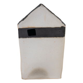 MCM Stoneware House Sculpture