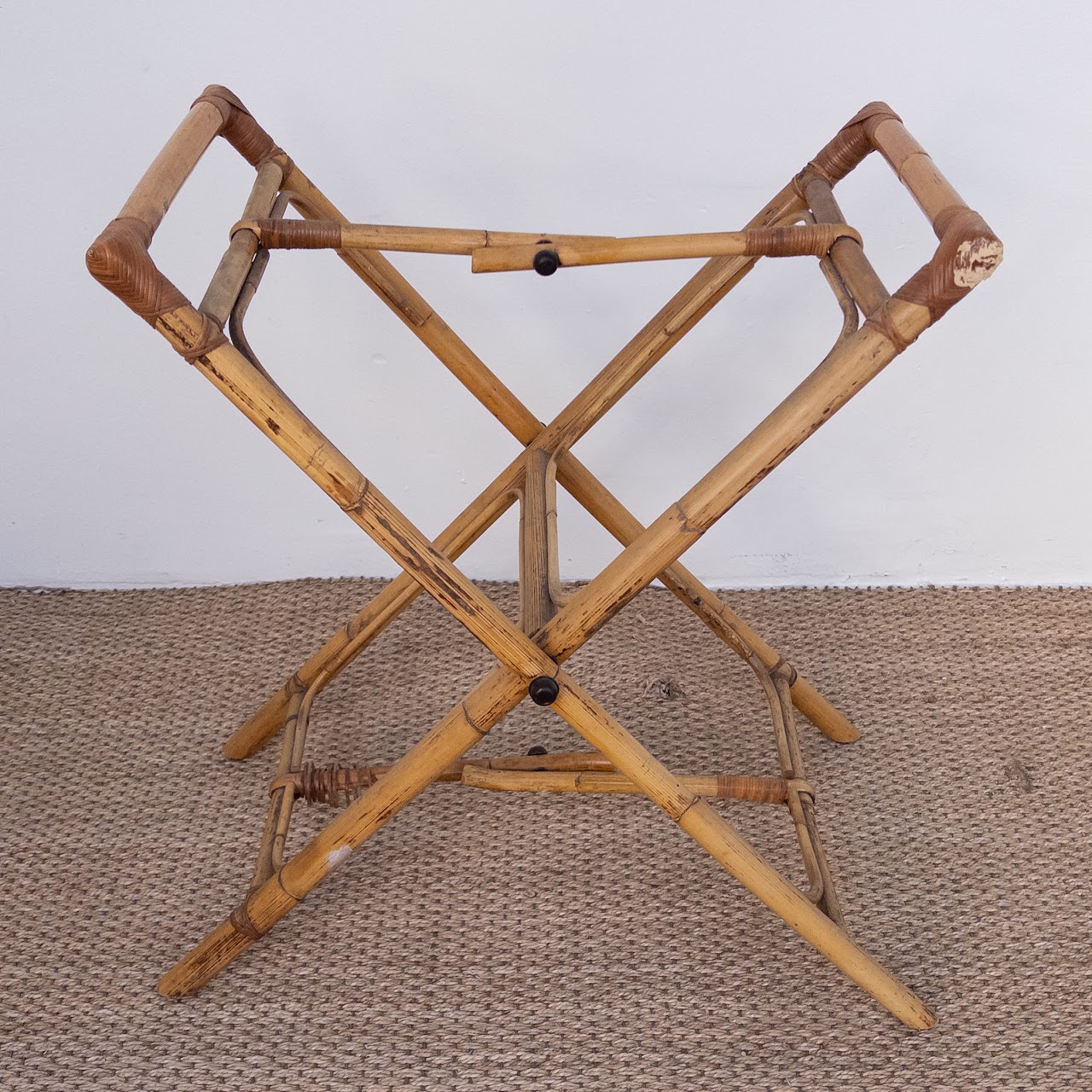 Vintage Bamboo Bar Stand