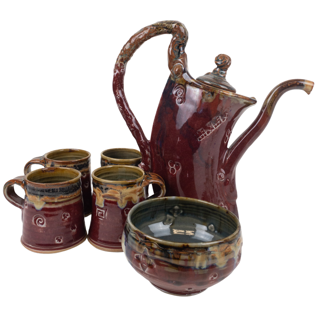 Scott Frankenberger Pottery Tea Service