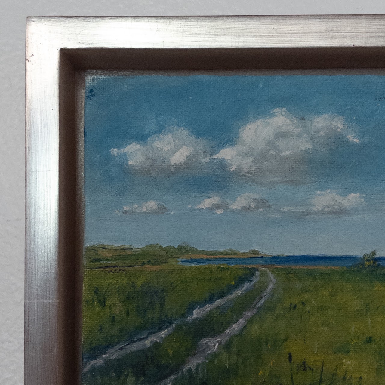 F. Leonard Signed Contemporary Landscape Painting