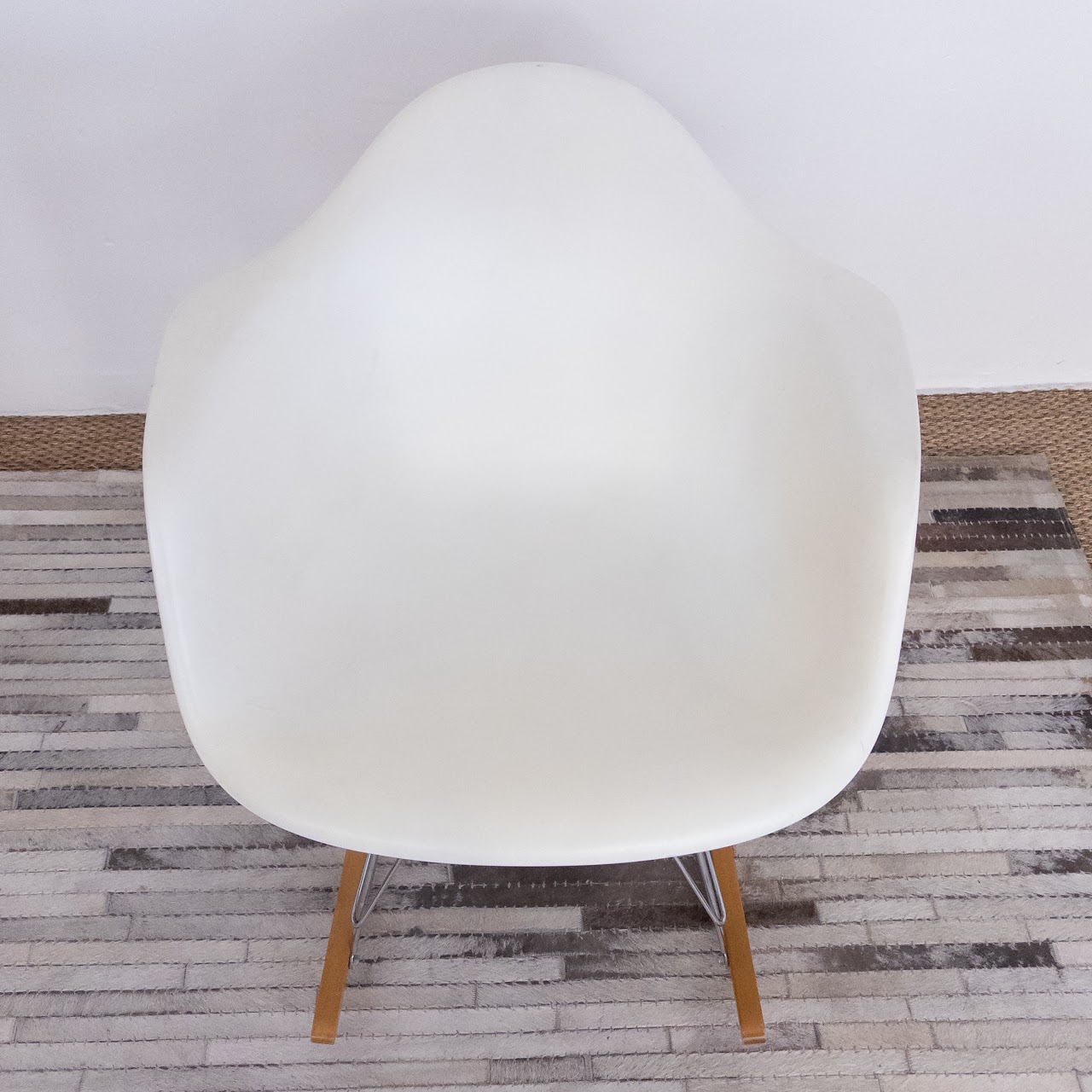Vitra Eames Molded Plastic Shell Rocking Chair